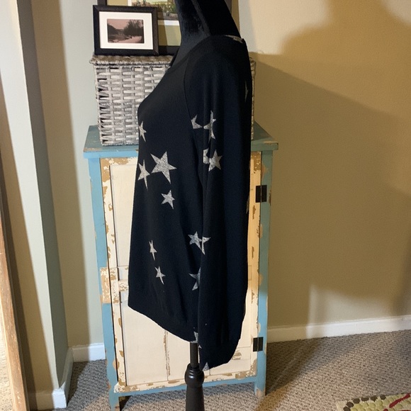 Buffalo by David Bitton Black Sweater with Stars. - Picture 3 of 6